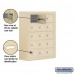 Salsbury Cell Phone Storage Locker - 5 Door High Unit (8 Inch Deep Compartments) - 15 A Doors - Sandstone - Surface Mounted - Master Keyed Locks